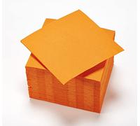 LE NAPPAGE ARTS DE LA TABLE 50 servilletas micrograbadas 24 x 25 cm 2 V 100% Nature Naranja - FSC, 71310