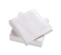 Le Nappage - Servilletas de papel Airlaid (8 paquetes de 25 servilletas de papel, 40 x 40 cm), color blanco