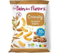 Le Pain des Fleurs Ganchito Crousty de Cacahuete Sin Gluten Bio 75 g