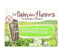Le Pain des Fleurs - Organic Buckwheat Crispbread with No Added Salt or Sugar - 125g (Case of 6)