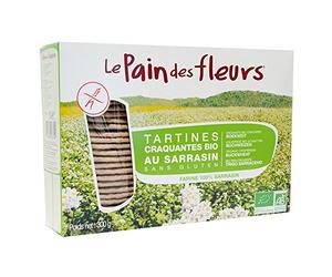 Le Pain Des Fleurs - Panes crujientes y tostadas Sin gluten, 2 x 300 g