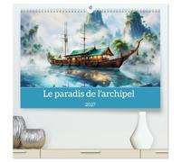 Le paradis de l'archipel (Calendrier mural haut de gamme 2027 DIN A2 vertical), CALVENDO calendrier mensuel: Un monde d'îles exotiques qui rappelle l'archipel indonésien.