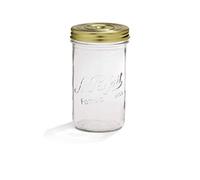 Le Parfait 1659604 Familia Wiss - Juego de 6 tarros (17,5 x 10 x 10 cm), transparente