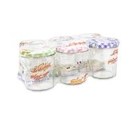 Le Parfait - 6585019.0 - Confituriers Vidrio - Set de 6 tapas, surtido: colores aleatorios