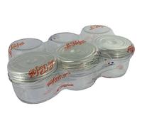 Le Parfait TERRINE FW Ø 82 Pack 6, Madreperla, 200 g, 6 Unidades