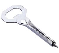 Le Parfait Tire REDONDELAS 3 Funciones Blister, Metal, Plateado, 10 cm