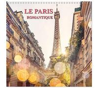 Le Paris romantique (Calendrier mural carré 2026 30 x 60 cm (ouvert)) Calendrier double avec une page pour vos prises de notes
