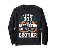 Le pedí a Dios un Mejor Amigo Que me envió a mi Hermano Manga Larga