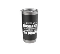 Le pedí a mi esposo que hiciera algo y ahora tiene que defecar Vaso térmico de acero inoxidable de doble pared