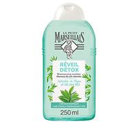 Le Petit Marseillais, champú desintoxicación frescura infusión de té verde orgánico (botella de 250 ml) - Champú sin silicona para todo tipo de cabello - 98% de ingredientes de origen natural
