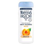Le Petit Marseillais - Crema de ducha de alta tolerancia (400 ml) | 98% de ingredientes de origen natural, gel de ducha para pieles secas y sensibles, probado bajo control dermatológico
