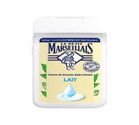 Le Petit Marseillais - Crema de ducha extra suave leche (botella de 250 ml) - Gel de ducha con 92% de ingredientes de origen natural - pH neutro para la piel y sin colorantes