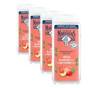 Le Petit Marseillais Gel de Ducha Corporal Extra Suave, Melocotón Blanco y Nectarina BIO, Hidrata y Refresca, para Piel Sensible, con Ingredientes Naturales y Envase Reciclable y Recargable, 650ml