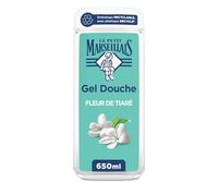 Le Petit Marseillais - Gel de Ducha Extra Suave Flor de Tiaré (frasco de 650 ml) - Fórmula vegana con 92% de ingredientes de origen natural - Envase reciclable, con plástico reciclado