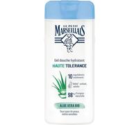 Le Petit Marseillais Gel de ducha hidratante de alta tolerancia con aloe vera orgánico, 400 ml (paquete de 1)