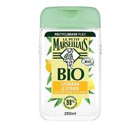 Le Petit Marseillais gel de ducha vigorizante con bio hierba de hierro y limón, propiedades nutritivas y pH neutro para la piel, 12x250 ml