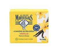Le Petit Marseillais Jabón Extra Suave Vainilla 4 x 100 g