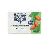 Le Petit Marseillais Jabón Kraft de almendra suave, 2 x 100 g