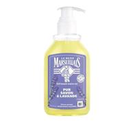 Le Petit Marseillais Jabón Pur Savon, jabón de manos nutritivo con aceite esencial de lavanda, rellenable, 300 ml