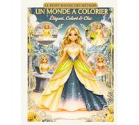 Le Petit Monde des Métiers: Livre de Coloriage Élégant pour Enfants