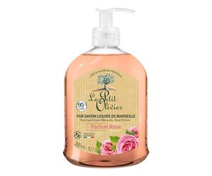 Le Petit Olivier - 0006032 - Salud Belleza - PUR jabón líquido de Marsella - Perfume rosa - Lote de 2