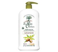Le Petit OLIVIER - Crema de ducha extra suave e hidratante - Leche de karité - Para toda la familia - PH neutro para la piel - Sin jabón, sin colorantes, fabricado en Francia - 750 ml