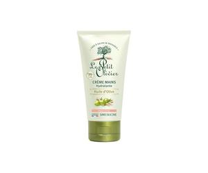 Le Petit Olivier - Crema de manos hidratante con aceite de oliva - para piel seca - Fabricado en Francia - Tubo de 75 ml - Sin silicona