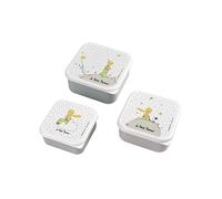 Le Petit Prince PETIT DÍA - Set de 3 almuerzos o merienda para niños - Pequeño, mediano, grande - encajan entre sí - Polipropileno