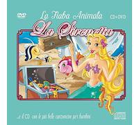 Le Più Belle Canzoncine & Fiabe Cd Audio + DVD Della Sirenetta Idea Regalo per bambini e Per Feste di Compleanno