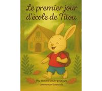 Le premier jour d’école de Titou / Une histoire tendre pour bien commencer la rentrée.: Album illustré dès 3 ans. Idéal pour la maternelle, pour ... la rentrée et vivre la séparation en douceur.