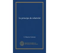 Le principe de relativité