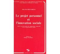 Le Projet Personnel Et Linnovation Sociale (ebook)