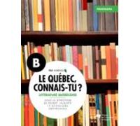 Le Québec Connais-tu ? Littérature Québécoise (ebook)
