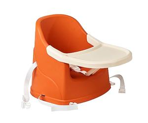 Le rehausseur de chaise TUDI est destiné aux enfants capables de se tenir assis tout seuls (minimum 6 mois), jusqu'a un âge de 36 mois ou un poids maximum de 15kg sans la position rehausseur