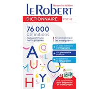 Le Robert de Poche: Dictionnaire Francais