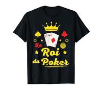 Le ROI Du Poker Cadeau As de Pique Cartes Casino Las Vegas Camiseta