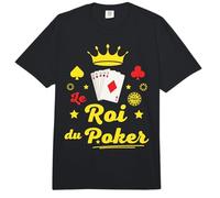 Le ROI Du Poker Cadeau As de Pique Cartes Casino Las Vegas Comfort Colors Adult Heavyweight T-Shirt