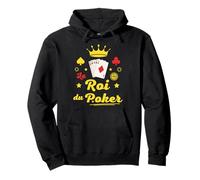 Le ROI Du Poker Cadeau As de Pique Cartes Casino Las Vegas Sudadera con Capucha