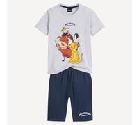 LE ROI LION Pijama corto El Rey León. Color gris/azul marino