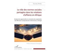 Le rôle des normes sociales partagées dans les relations d'affaires en Afrique: Analyse des opportunités et contraintes de coopération des PME dans ... d’électricité au Sénégal (Logiques Sociales)