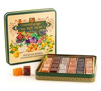 LE ROY RENÉ Epicerie Fine - Pasta de fruta: (juego de 1, 30 pastas de frutas Surtido Tradition - Caja de metal 360 g)