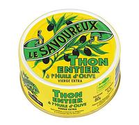 Le Savouréux - Juego de 2 atún con aceite de oliva, 80 g