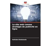 Le site web comme stratégie de publicité en ligne