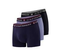 Le Slip Français Lot de 3 Boxers Ropa Interior, Azul Marino, Talla única para Hombre