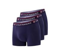 Le Slip Français Lot de 3 Boxers Ropa Interior, Azul Marino, Talla única para Hombre