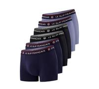 Le Slip Français Lot de 6 Boxers Ropa Interior, Azul Marino Negro Azul, Talla única para Hombre
