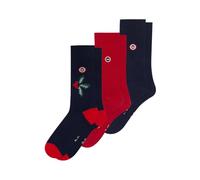 Le Slip Francés - Juego de 3 calcetines mediados de algodón 100% Made In France