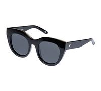 Le Specs Air Heart - Gafas de sol para mujer, estilo elegante y favorecedor, Negro / ahumado mono polarizado, Talla única