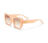Le Specs EUPHORIA MIMOSA Pink LSP2452340 - Gafas de sol para mujer, montura cuadrada con alta protección UV, Brown Grado/Mimosa Pink, Talla única