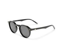 Le Specs GALAVANT - Gafas de sol para hombre y mujer, montura redonda con protección UV, Smoke Mono Polarized/Black, Einheitsgröße